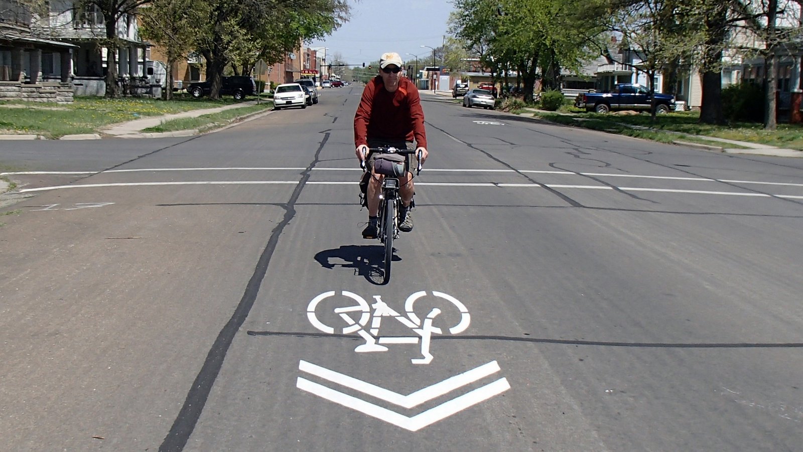 Sharrows Improve Bicycle Safety in Iola