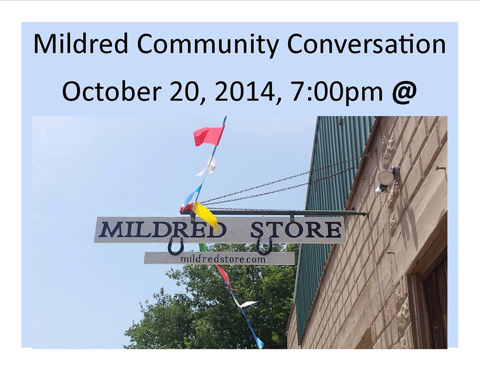 Mildred Community Conversation October 20th