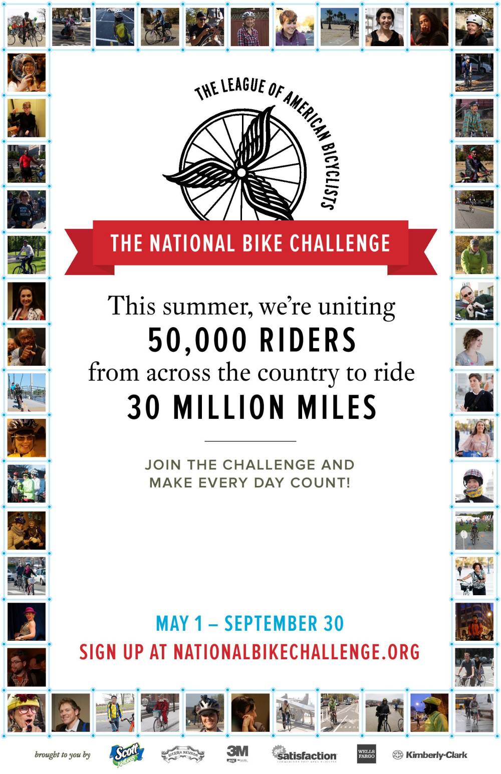 The National Bike Challenge Begins May 1st