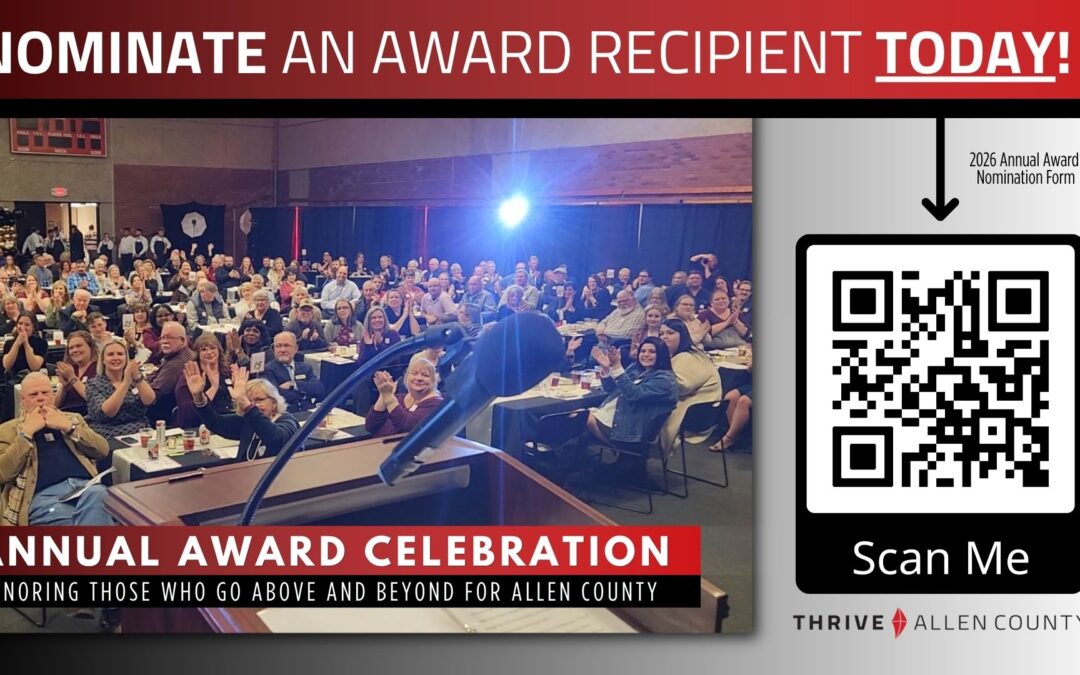 Nominations for Thrive’s 19th Annual Award Celebration are open!