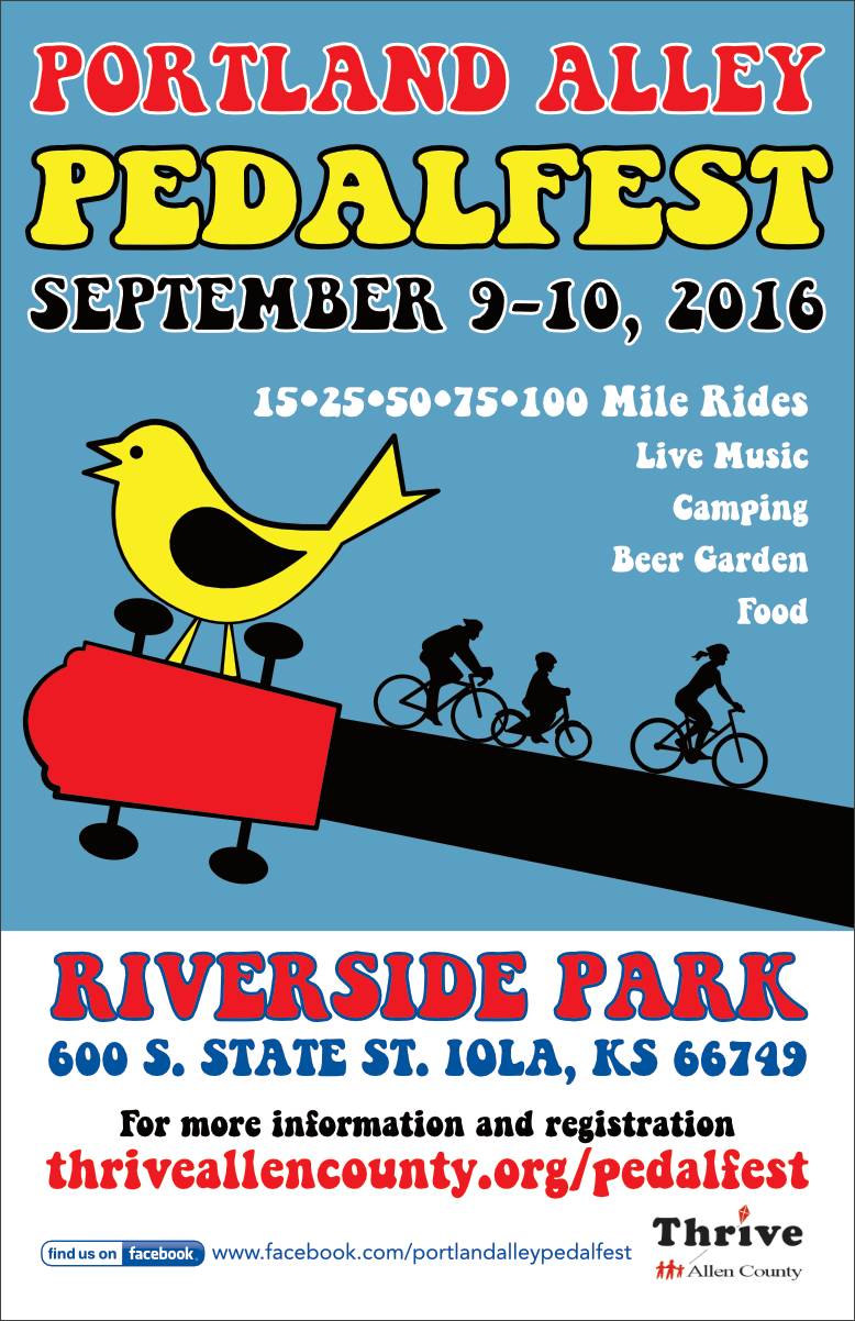 Portland Alley Pedalfest 2016 Poster