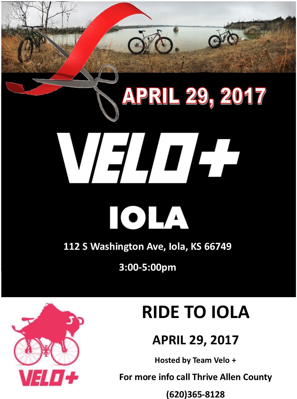 Velo+ Bike Store Grand Opening on April 29th